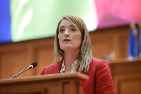 Roberta Metsola: Suntem de partea ucrainenilor atat cat este nevoie. Sunt impresionata de Republica Moldova, nu imi venea sa cred