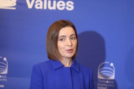 Maia Sandu: Moldova nu mai este pe masa pentru a fi impartita, asa cum isi doreste Rusia, ci se afla la masa discutiilor