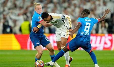 Real Madrid - Leipzig 1-1 si Manchester City - FC <span style='background:#EDF514'>COPENHAGA</span> 3-1. Madrilenii au tremurat pentru calificare pe Bernabeu