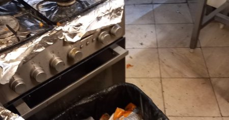 Restaurant din Buzau inchis temporar de comisarii OPC din cauza mizeriei descoperite in bucatarie FOTO