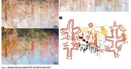 Cele mai vechi picturi rupestre din America de Sud, descoperite in Patagonia argentiniana VIDEO