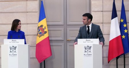Acord de aparare intre Franta si Republica Moldova: Macron si Sandu cer retragerea trupelor rusesti stationate ilegal in Transnistria