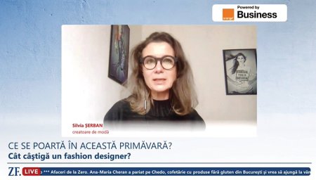 ZF Live. Silvia Serban, creatoare de moda: Consumatoarele de <span style='background:#EDF514'>FASHION</span> din Romania s-au educat in ultimii douazeci de ani. Observ ca de la an la an femeia din Romania nu mai cauta atat de mult tendinte, ci calitate