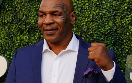 <span style='background:#EDF514'>MIKE TYSON</span>, in varsta de 57 de ani, revine in ring. Va avea un meci cu un youtuber