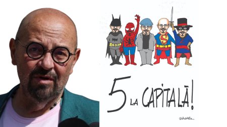 Piedone, <span style='background:#EDF514'>SUPERMAN</span>ul Bucurestiului, avertizeaza: Venim toti 5 la Capitala!