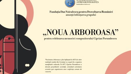 Noua Arboroasa, grupul cultural de elita, condus de <span style='background:#EDF514'>NEPOATA</span> compozitorului Ciprian Porumbescu