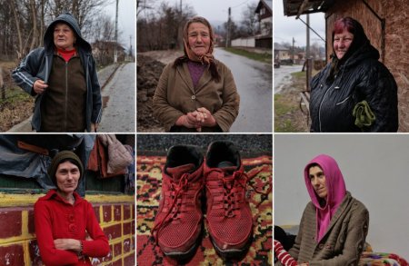 VIDEOREPORTAJ De 8 Martie, femeile din Barbatesti, Valcea, isi doresc sanatate, pace si o pereche de adidasi: 