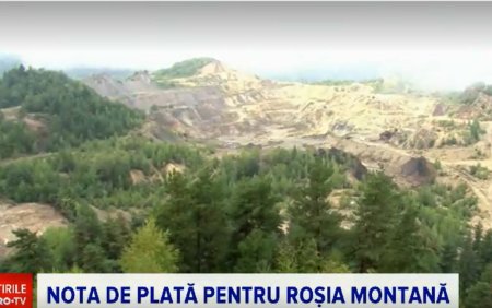 Anuntul facut cu putin timp inainte ca Romania sa isi afle decizia in dosarul Rosia Montana. <span style='background:#EDF514'>DESPAGUBIRILE</span> ar putea fi uriase