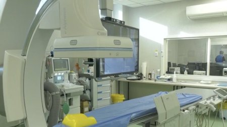 Spitalul din Romania unde s-a pus in functiune cel mai performant aparat angio CT din sud-estul Europei: 