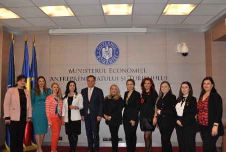 Femeile antreprenor, prezente la sediul Ministerului Economiei Antreprenoriatului si Turismului, chiar de Ziua Internationala a Femeii