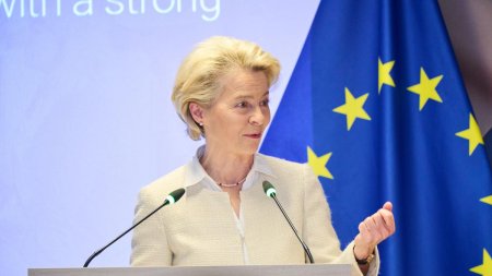 Ursula von der Leyen anunta ca o nava cu <span style='background:#EDF514'>AJUTOR UMANITAR</span> va pleca spre Gaza