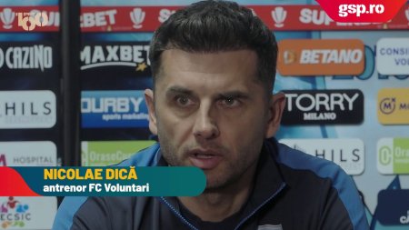 FC VOLUNTARI - U CLUJ 0-0 » Nicolae Dica, increzator dupa un nou meci fara gol marcat: Nu am o bagheta magica, dar jocul de azi imi da sperante