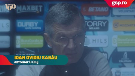 FC VOLUNTARI - U CLUJ 0-0 » Ioan Ovidiu Sabau, mahnit dupa ratarea play-off-ului: 