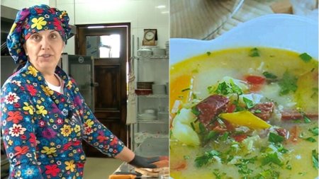 Ciorba de babic, noua creatie culinara din meniul pensiunilor de la Vulcanii Noroiosi: Este <span style='background:#EDF514'>SENZATIONA</span>la