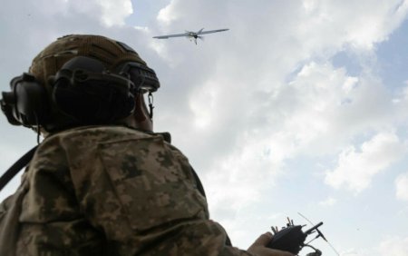 Rusia afirma ca a doborat 47 de drone ucrainene ce survolau regiuni ruse din sud in apropiere de Ucraina