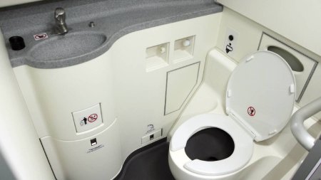 Cum functioneaza toaleta unui avion la 12.000 de metri. Stiinta extraordinara din spatele zborului de zi cu zi