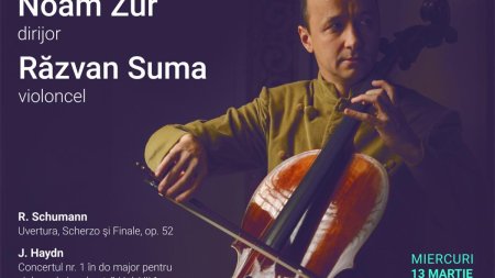 Violoncelistul Razvan Suma canta Haydn la Sala Radio