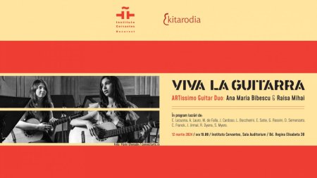 Serie de concerte de chitara, lunar, la Institutul Cervantes din Bucuresti