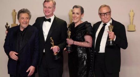 Premiile Oscar 2024. Oppenheimer a luat ca<span style='background:#EDF514'>IMAC</span>ul: 7 statuete. Cei mai buni actori au fost desemnati Emma Stone si Cillian Murphy. Cel mai bun film strain a fost ales Zona de interes