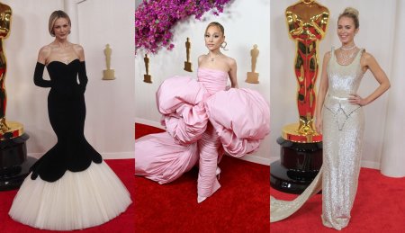 Vedete pe covorul rosu la Premiile Oscar 2024. Ce tinute au ales <span style='background:#EDF514'>CELEBRITATILE</span>