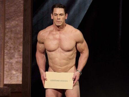 <span style='background:#EDF514'>JOHN CENA</span> a aparut complet dezbracat pe scena premiilor Oscar. Explicatia momenului