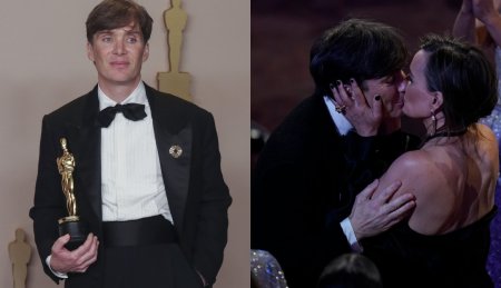 Cillian Murphy a castigat <span style='background:#EDF514'>PREMIUL OSCAR</span> pentru cel mai bun actor. Gestul emotionant facut pe scena pentru sotia lui