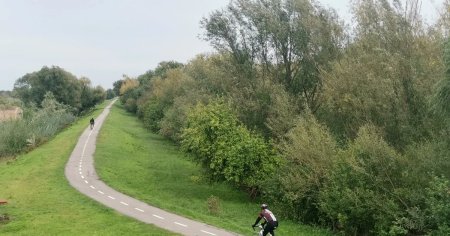 Punct de frontiera pentru cea mai lunga piste de biciclete: are 70 de kilometri si pleaca din Timisoara VIDEO