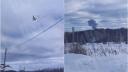 Un avion militar de transport s-a prabusit in Rusia. Tragedia are loc dupa ce rusii au confirmat atacuri cu drone ucrainene