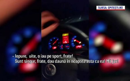 Dosar penal pentru un baiat de 18 ani din Arges, dupa ce s-a <span style='background:#EDF514'>FILMAT</span> cum conduce nebuneste o masina fara permis de conducere