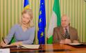Alina Gorghiu si omologul sau italian au semnat Declaratia mandatelor de aducere