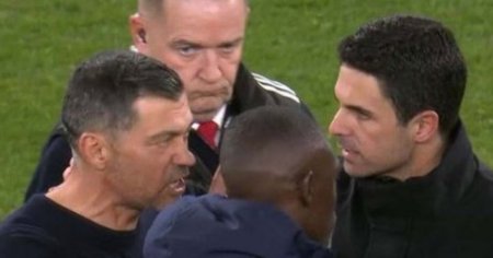 Arsenal - Porto, incheiat cu un scandal: ce i-a soptit antrenorul <span style='background:#EDF514'>PORTUGHEZILOR</span> lui Mikel Arteta VIDEO