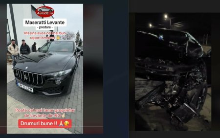 Un tanar din Prahova a provocat un accident rutier la doar cateva ore dupa ce si-a cumparat un bolid de lux. VIDEO