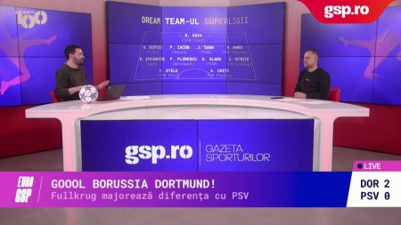 <span style='background:#EDF514'>DREAM</span> team-ul Superligii, comentat de Botoghina si Drejan la Euro GSP: Locul 10-11, lejer...