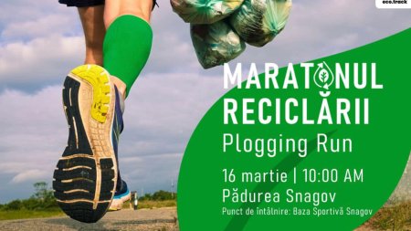 Alatura-te <span style='background:#EDF514'>MARATONUL</span>ui Reciclarii, 10K Plogging Run in Snagov!