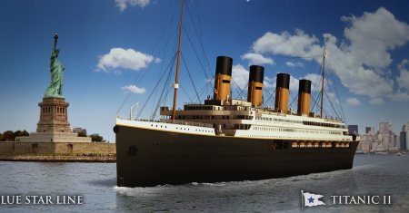 Un miliardar construieste Titanic II: Am bani sa-l fac de 10 ori