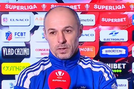 Bogdan Andone acuza jocuri de culise, dupa infrangerea cu U Cluj: Suntem pe ultimul loc, dar asta nu inseamna ca trebuie sa fim ciupiti mereu