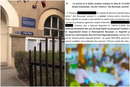 Ministerul Educatiei isi cere scuze dupa ce a oferit un raport in care erau vizibile datele personale ale copiilor implicati in cazul de la scoala Nicolae Titulescu