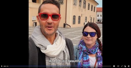 Americani uimiti de vizita in Romania: E posibil sa fi descoperit aici cel mai frumos orasel din lume VIDEO