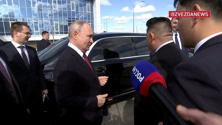 <span style='background:#EDF514'>KIM JONG UN</span> a folosit prima oara limuzina blindata trimisa de Putin in februarie, a anuntat sora dictatorului: Masina e de incredere!