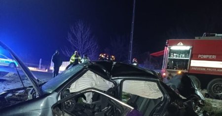 Accident infiorator la Vaslui. Cinci tineri au fost raniti. Unul dintre ei e in coma, altul are un picior amputat