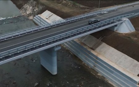 Primul pod construit de la zero in judetul Ilfov, in ultimii 20 de ani! Face legatura intre Ilfov si Ialomita