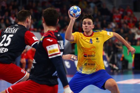 Nationala masculina de handbal a Romaniei a reusit a doua victorie in fata Macedoniei de Nord