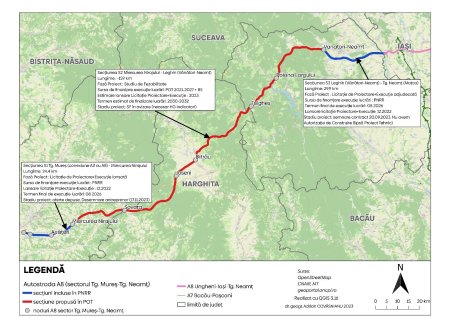 Apel al asociatiilor civice iesene catre ministrul Transporturilor si seful CNAIR: Realizarea A8 este tergiversata din lipsa de interes, rea-vointa, exces birocratic sau incompetenta profesionala