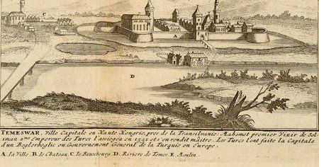 Timisoara la 1660, vazuta prin ochii celebrului calator turc Evliya Celebi. Seamana cu o broasca testoasa culcata in apa