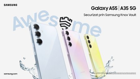 Mult-asteptatele modele Sam<span style='background:#EDF514'>SUNG</span> Galaxy A55 si A35 sunt disponibile la precomanda. Care sunt preturile in Romania