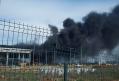 Incendiu la santierul noului terminal al Aeroportului International din Craiova