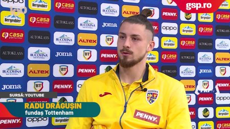 Radu Dragusin, despre acomodarea la Tottenham, debutul la un turneu final si obiectivul Romaniei la EURO 2024