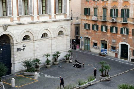 O fosta resedinta din Roma a lui Silvio Berlusconi, unde s-au organizat si petreceri bunga – bunga, transformata in centru de presa
