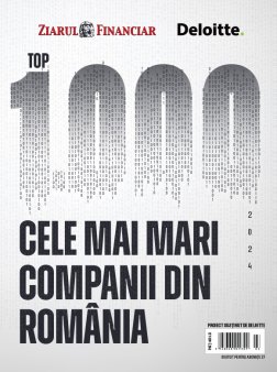 Anuarul ZF Top 1.000 cele mai mari companii din Romania apare astazi, 20 martie. Primele 1.000 de companii din Romania au afaceri de 250 mld. euro, 48% din total