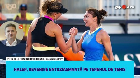 <span style='background:#EDF514'>GEORGE COSAC</span>, la GSP LIVE, despre prestatia Simonei Halep de la Miami: Acolo s-a vazut lipsa de incredere